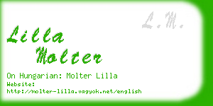 lilla molter business card